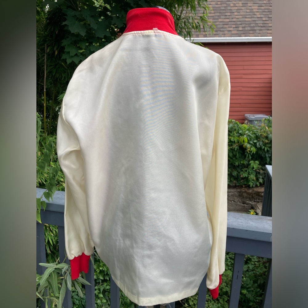 Red and Cream Racing Jacket - Picture 2 of 3